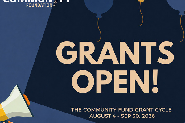 Community Fund Grant Cycle - OPEN!